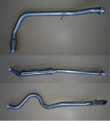 LIGNE ECHAPPEMENT COMPLETE INOX POUR LAND ROVER DEFENDER 130 TD5 Prix Réduit