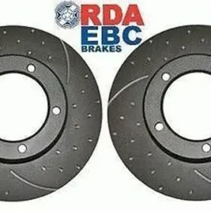 DISQUE de FREIN Arrière Rainuré/Pointé RDA Authentique