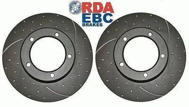 DISQUE de FREIN Arrière Rainuré/Pointé RDA Authentique