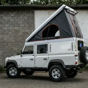 TOIT RELEVABLE ALU CAB ICARUS BLANC POUR LAND ROVER DEFENDER 110 Commander Vite
