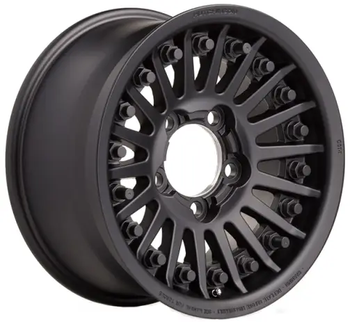 Marque JANTE ALUMINIUM DOUBLE BEADLOCK HUTCHINSON 8.5 X 17 5X150 TOYOTA GRIS FONCE BRILLANT