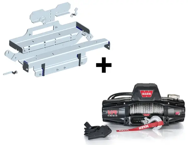 Dernière Chance KIT DE MONTAGE INTEGRE AVEC TREUIL WARN VR EVO 8S POUR VOLKSWAGEN AMAROK V6 2017