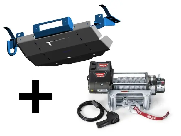 KIT DE MONTAGE INTEGRE AVEC TREUIL WARN M8000 POUR NISSAN NAVARA D23 NP300 Offre Du Jour