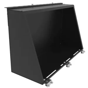 COFFRE DE RANGEMENT LONGUEUR 750 MM POUR HARDTOP ALU CAB - NOIR Meilleur Choix