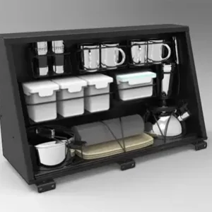 COFFRE DE RANGEMENT LONGUEUR 750 MM POUR HARDTOP ALU CAB AVEC SET CUISINE Meilleur Prix