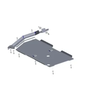 BLINDAGE BOITE VITESSE ET DE TRANSFERT 6MM ALUMINIUM POUR FIAT FULLBACK ET MITSUBISHI L200 A PARTIR DE 2015 (BOITE DE VITESSE MANUELLE UNIQUEMENT) Prix Cassé