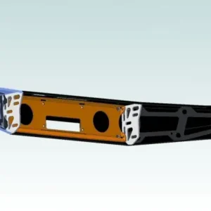 Nouveauté PLATINE DE RENFORT TREUIL PARE CHOC N4 POUR TOYOTA SERIE 8