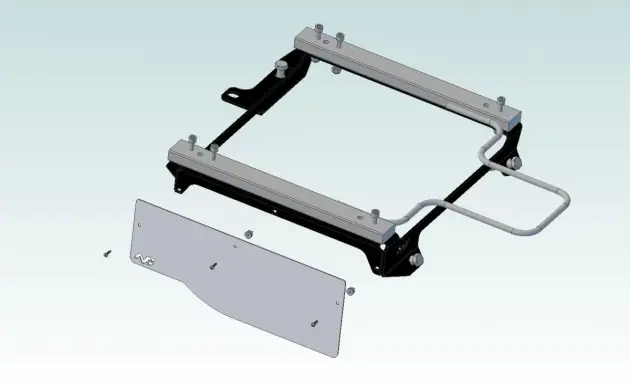 Livraison Gratuite KIT DE MONTAGE N4 POUR SIEGE RECARO DROIT POUR TOYOTA J75/76/78/79 2/5PLACES