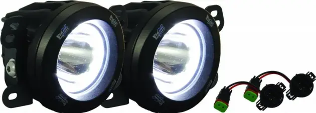 Dernier Modèle ANTI BROUILLARD LED OPTIMUS VISION-XAVEC HALO POUR JEEP WRANGLER JK DE 2007 A 2009
