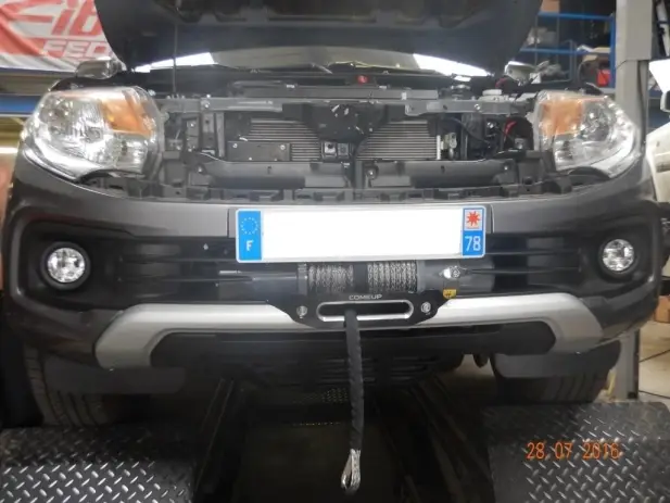 Offre Limitée KIT MONTAGE DE TREUIL INTEGRE AU PARE CHOC D'ORIGINEPOUR MITSUBISHI L200 FIAT FULLBACK