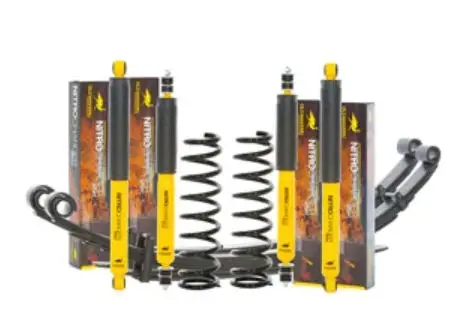Prix Réduit KIT DE SUSPENSION OME NITROCHARGER PLUS REHAUSSE +40/50MM TARAGE INDIFFERENT POUR JEEP CHEROKEE XJ WAGON APRES 1984