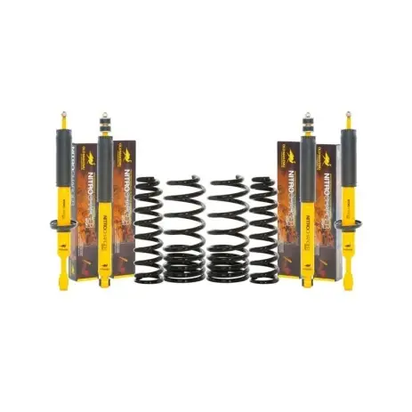 KIT DE SUSPENSION OME NITROCHARGER PLUS REHAUSSE +30/40MM TARAGE +500KG POUR LAND ROVER DEFENDER 110 Expédié Aujourd’hui