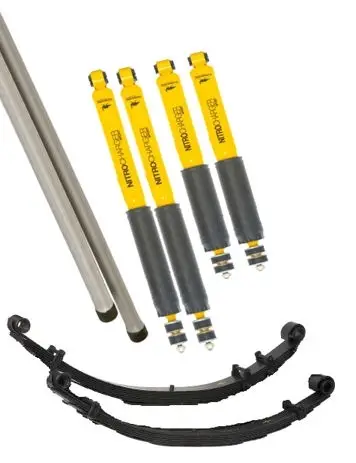 KIT DE SUSPENSION OME NITROCHARGER PLUS REHAUSSE +40/50MM TARAGE MEDIUM POUR MITSUBISHI L200 MK 10/1996-2006 TOUS MODELES Certifié