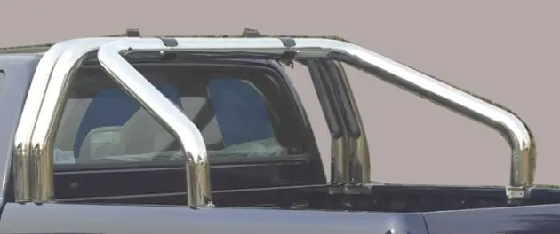ROLL BAR INOX TRIPLE TUBES Ø 76MM POUR TOYOTA HILUX VIGO Offre Spéciale