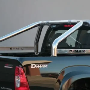 ROLL BAR INOX DOUBLE TUBES Ø 76MM POURISUZU D-MAX DE 2003 A 2011 Remise