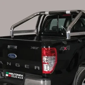 ROLL BAR INOX DOUBLE TUBES Ø 76MM POUR FORD RANGER A PARTIR DE 2012 Nouvel Arrivage