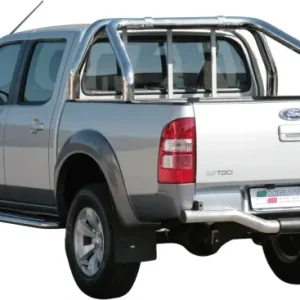 ROLL BAR INOX DOUBLE TUBES Ø 76 MM POUR FORD RANGER DE 2007 A 2011 Expédition Rapide