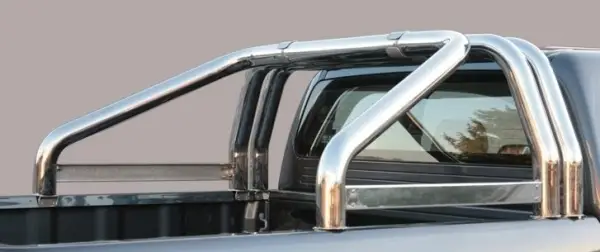 Commander Vite ROLL BAR INOX TRIPLE TUBES Ø 76MM POUR FORD RANGER DE 2007 A 2009