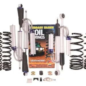 Acheter Direct KIT DE SUSPENSION TERRAIN TAMER AVEC AMORTISSEUR PRO SHOCK REHAUSSE +40/50MM POUR TOYOTA VDJ200