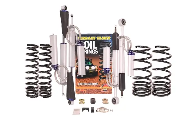 Acheter Direct KIT DE SUSPENSION TERRAIN TAMER AVEC AMORTISSEUR PRO SHOCK REHAUSSE +40/50MM POUR TOYOTA VDJ200
