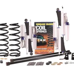 Prix Bas KIT DE SUSPENSION TERRAIN TAMER AVEC AMORTISSEUR PRO SHOCK REHAUSSE +40/50MM POUR TOYOTA LANDCRUISER 100