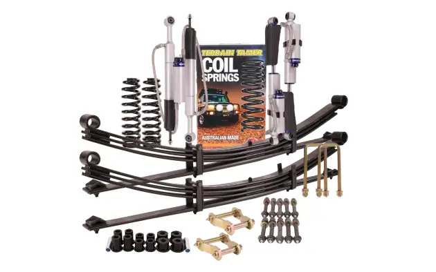 Seulement Aujourd’hui KIT DE SUSPENSION TERRAIN TAMER AVEC AMORTISSEUR PRO SHOCK REHAUSSE +40/50MM POUR TOYOTA HILUX VIGO DE 2005 A 2015