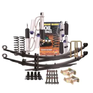 KIT DE SUSPENSION TERRAIN TAMER AVEC AMORTISSEUR PRO SHOCK REHAUSSE +40/50MM POUR NISSAN NAVARA D40 Expédié Aujourd’hui