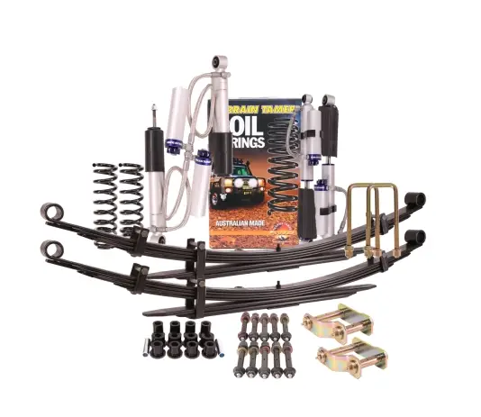 KIT DE SUSPENSION TERRAIN TAMER AVEC AMORTISSEUR PRO SHOCK REHAUSSE +40/50MM POUR NISSAN NAVARA D40 Expédié Aujourd’hui