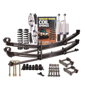 Soldes KIT DE SUSPENSION TERRAIN TAMER AVEC AMORTISSEUR PRO SHOCK REHAUSSE +40/50MM POUR TOYOTA HILUX REVO