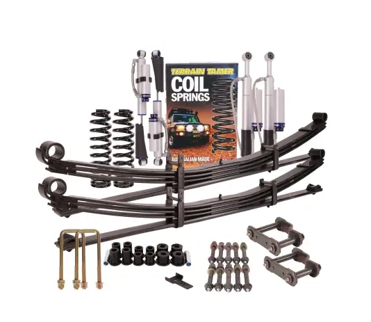 Soldes KIT DE SUSPENSION TERRAIN TAMER AVEC AMORTISSEUR PRO SHOCK REHAUSSE +40/50MM POUR TOYOTA HILUX REVO