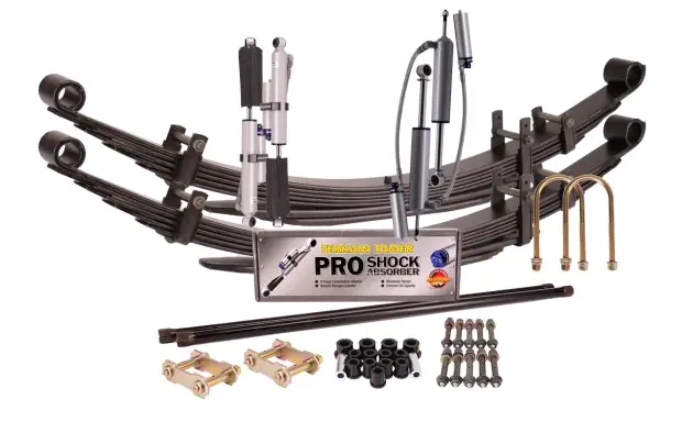 KIT DE SUSPENSION TERRAIN TAMER AVEC AMORTISSEUR PRO SHOCK REHAUSSE +40/50MM POUR ISUZU D-MAX DE 2003 A 2012 Top Vente