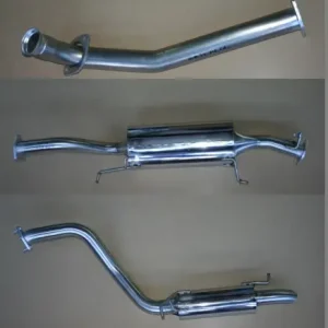 LIGNE ECHAPPEMENT INOX POUR MITSUBISHI PAJERO 3.2L 163CV COURT DECATALYSEUR 67CM SORTIE A GAUCHE Soldes