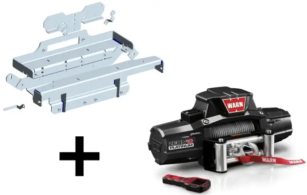 Jusqu’à Épuisement Des Stocks KIT DE MONTAGE INTEGRE AVEC TREUIL ZEON 10 PLATINUM POUR VOLKSWAGEN AMAROK V6 A PARTIR DE 2016
