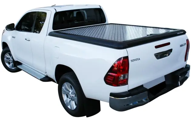 TONNEAU COVER EN ALUMINIUM DOUBLE CABINE POUR TOYOTA HILUX REVO 2016+ Dernière Chance