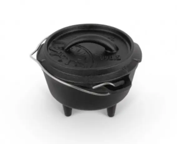 Livraison Gratuite MARMITE EN FONTE AVEC PIED PETROMAX 14CM CONTENANCE 0.5L