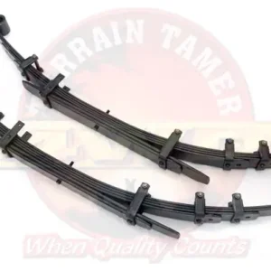 KIT LAMES (AVEC SILENT BLOCS ET BRIDES) ARRIERE TERRAIN TAMER - REHAUSSE +40MM TARAGE 0KG /+200KG - POUR ISUZU D-MAX I&II Petit Prix