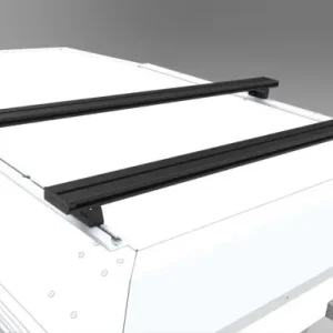 Solde BARRES DE TOIT ALU CAB 1250 MM (X2) - NOIRES (VENDU SANS PIEDS)