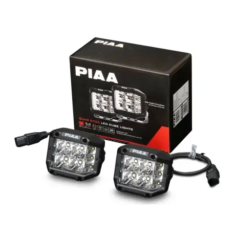 Offre Du Jour PHARE LED PIAA SRF DRIVE 97X89MM 24W 7000LM AVEC FAISCEAU DE CABLAGE (LA PAIRE)