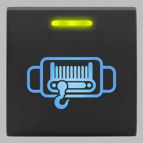 INTERRUPTEUR ACCESSOIRE TREUIL POUR PLATINE INTÉGRÉE AU TABLEAU DE BORD Prix Réduit