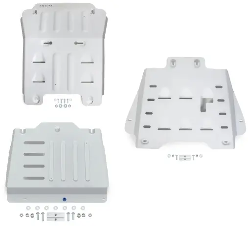KIT DE 3 BLINDAGES ALUMINIUM 6 MM RIVAL POUR ISUZU D-MAX A PARTIR DE 2020 Solde