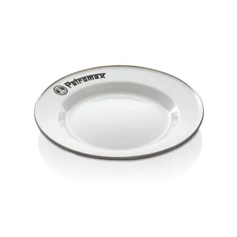 Petit Prix SET DE 2 ASSIETTES EN EMAIL PETROMAX BLANC ( 22cm )