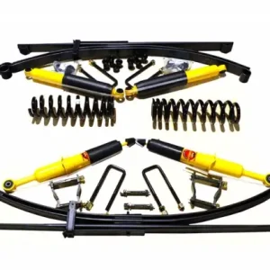 KIT DE SUSPENSION TERRAIN TAMER AVEC LAMES PARABOLIQUES 400-700KG REHAUSSE +40/50MM POUR ISUZU D-MAX DE 2012 A 2020 Bon Plan