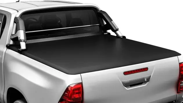 Nouvelle Collection BACHE PLATE NOIRE POUR TOYOTA HILUX REVO EXTRA CABINE A PARTIR DE 2016