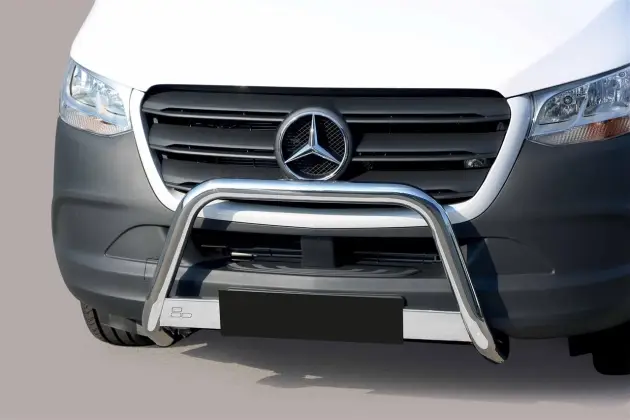 Commander Vite PROTECTION AVANT TUBULAIRE 63MM INOX NOIR HOMOLOGUEE CE POUR MERCEDES SPRINTER A PARTIR DE 2018