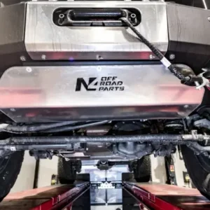 BLINDAGE AVANT EN ALUMINIUM 8 MM POUR JEEP WRANGLER JL & GLADIATOR AVEC PARE CHOCS N4-OFFROAD Petit Prix