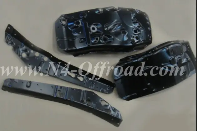 KIT DE RENFORTS D'AILES AVANT POUR TOYOTA LAND CRUISER KDJ120 KDJ125 - KIT DE 4 PIECES Prix Promo
