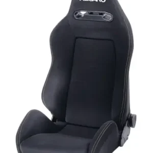 Dernier Modèle SIEGE RECARO SPEED VELOURS NOIR / COUTURES ARGENT