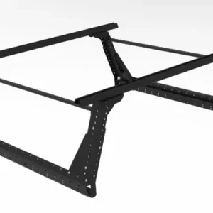 Achetez Aujourd’hui MULTI RACK SYSTEM HAUT TECHNIC OFFROAD POUR JEEP WRANGLER GLADIATOR JT AVEC 2 BARRES DE TOIT RHINO RACK HEAVY DUTY NOIRE 1375 MM