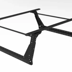 Acheter Direct MULTI RACK SYSTEM HAUT TECHNIC OFFROAD POUR JEEP WRANGLER GLADIATOR JT AVEC 2 BARRES DE TOIT RHINO RACK SPORTZ NOIRE 1500 MM