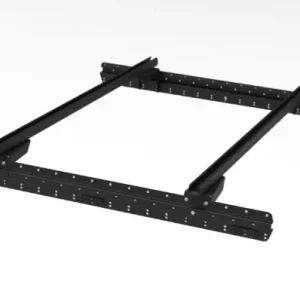 MULTI RACK SYSTEM BAS TECHNIC OFFROAD POUR JEEP WRANGLER GLADIATOR JT AVEC 2 BARRES DE TOIT RHINO RACK HEAVY DUTY NOIRE 1500 MM Offre Limitée